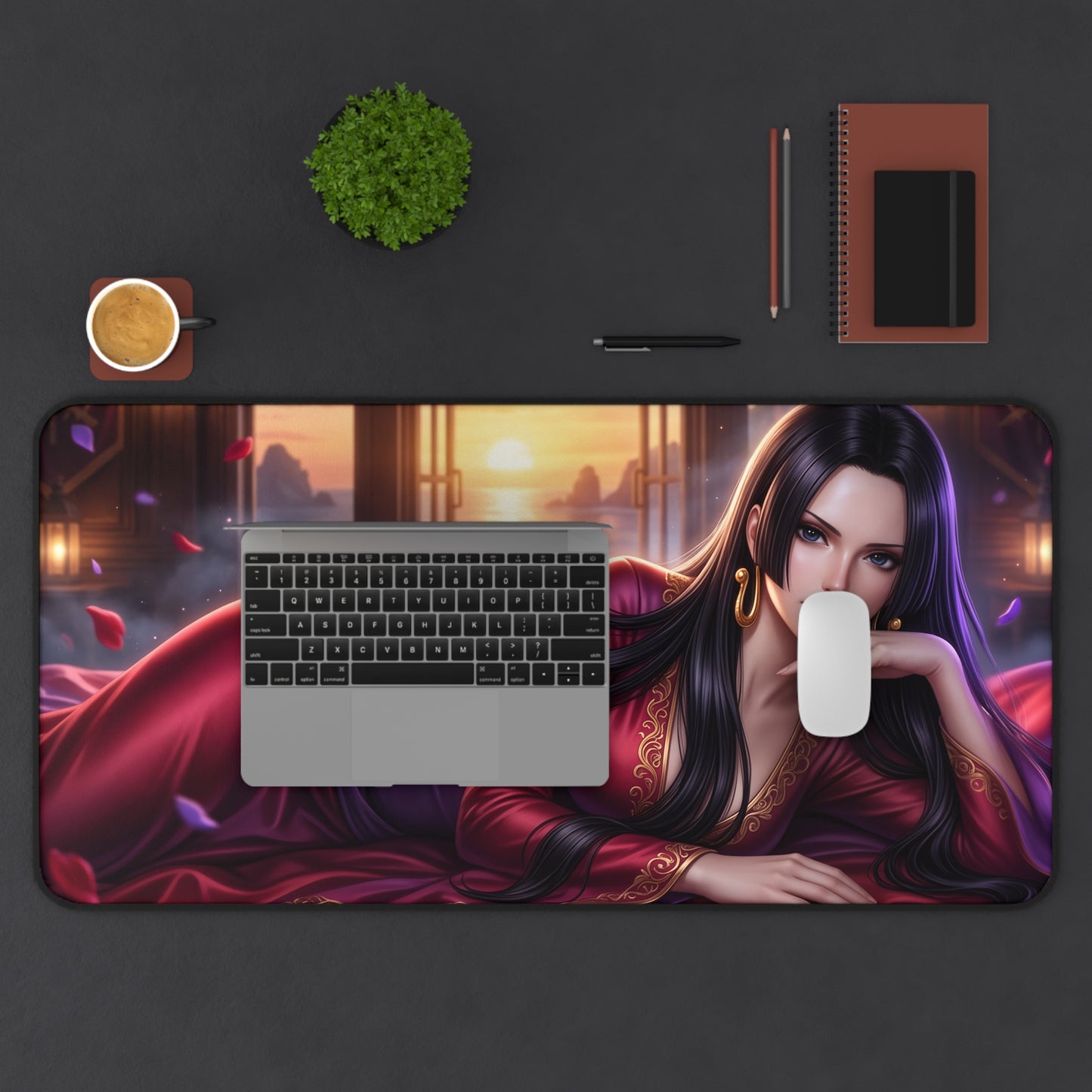 One Piece Mouse Pad, Boa Hancock Desk Mat, Gamer Gift XXL