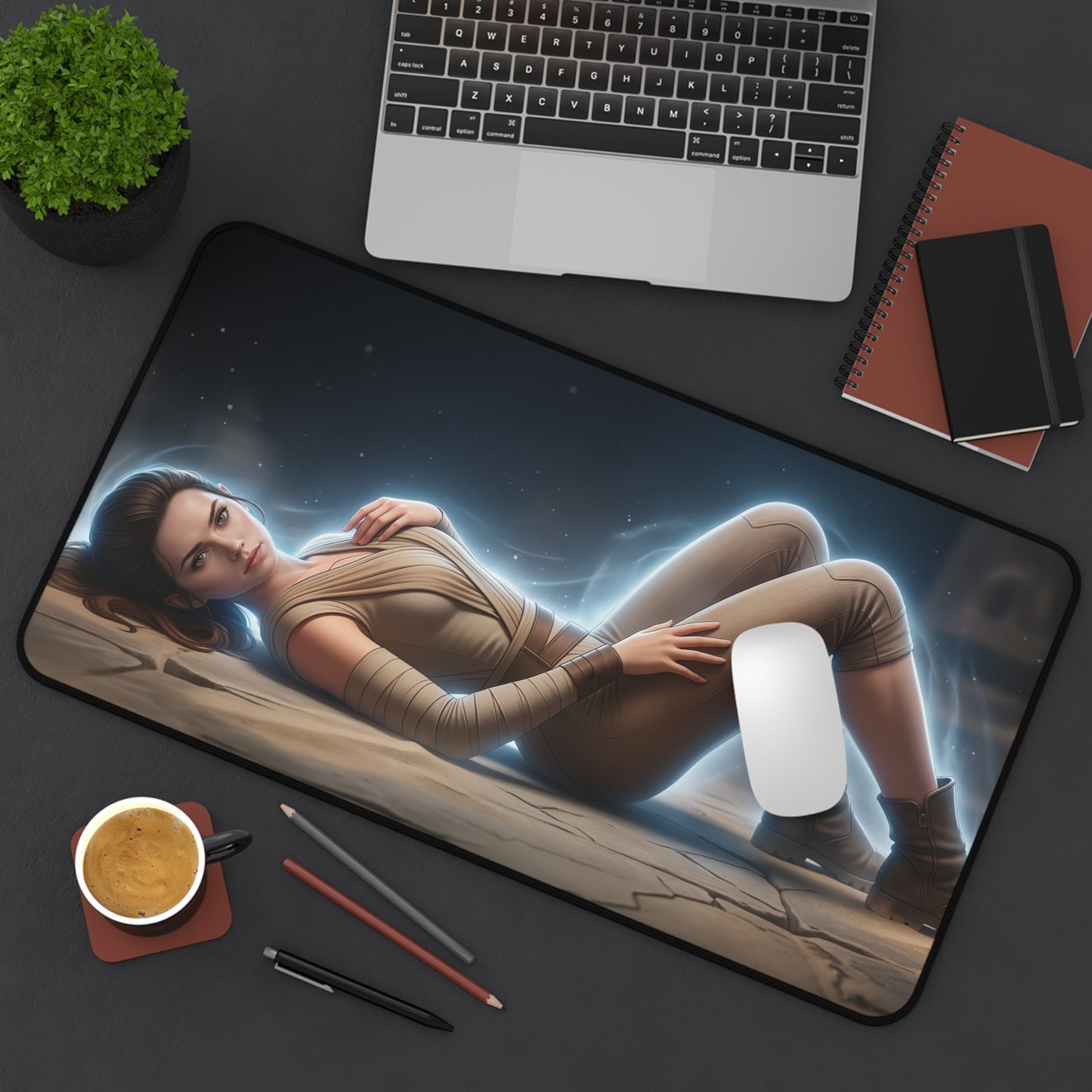 Rey Skywalker Mouse Pad, Rey Skywalker Desk Mat, Gamer Gift