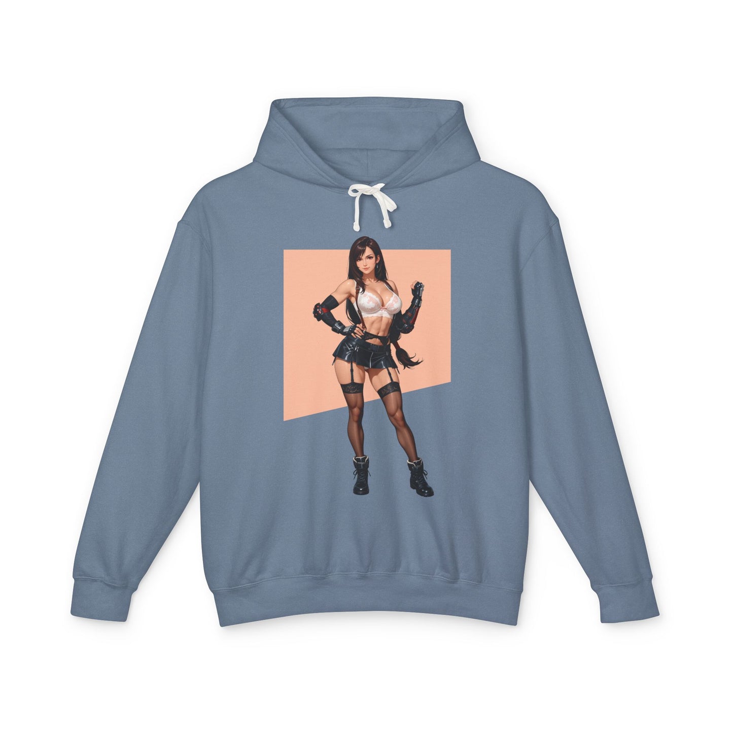 Худі з Тіфою Локхарт | Худі з аніме-героїнею | Елегантний фентезійний пуловер