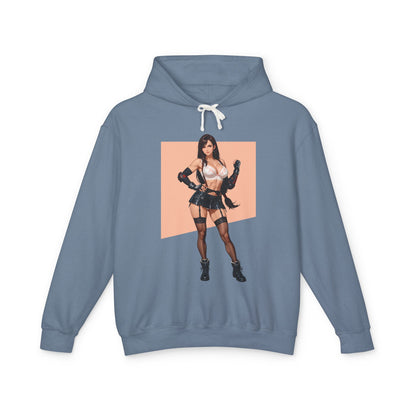 Худі з Тіфою Локхарт | Худі з аніме-героїнею | Елегантний фентезійний пуловер