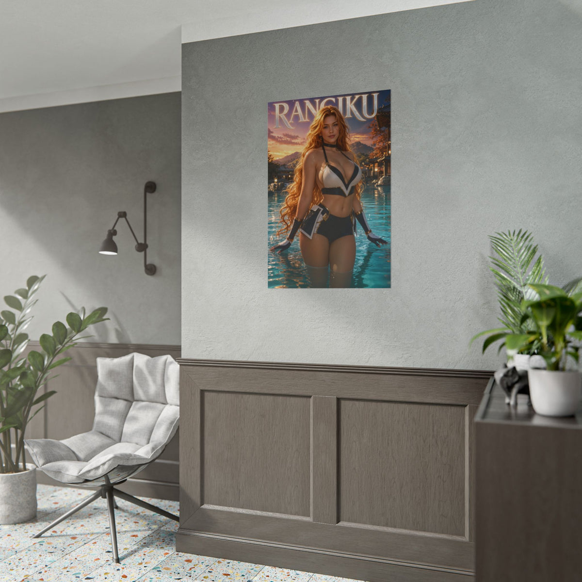 Rangiku Matsumoto Bleach Poster Anime Wall Art Manga Style Bedroom Room Decor