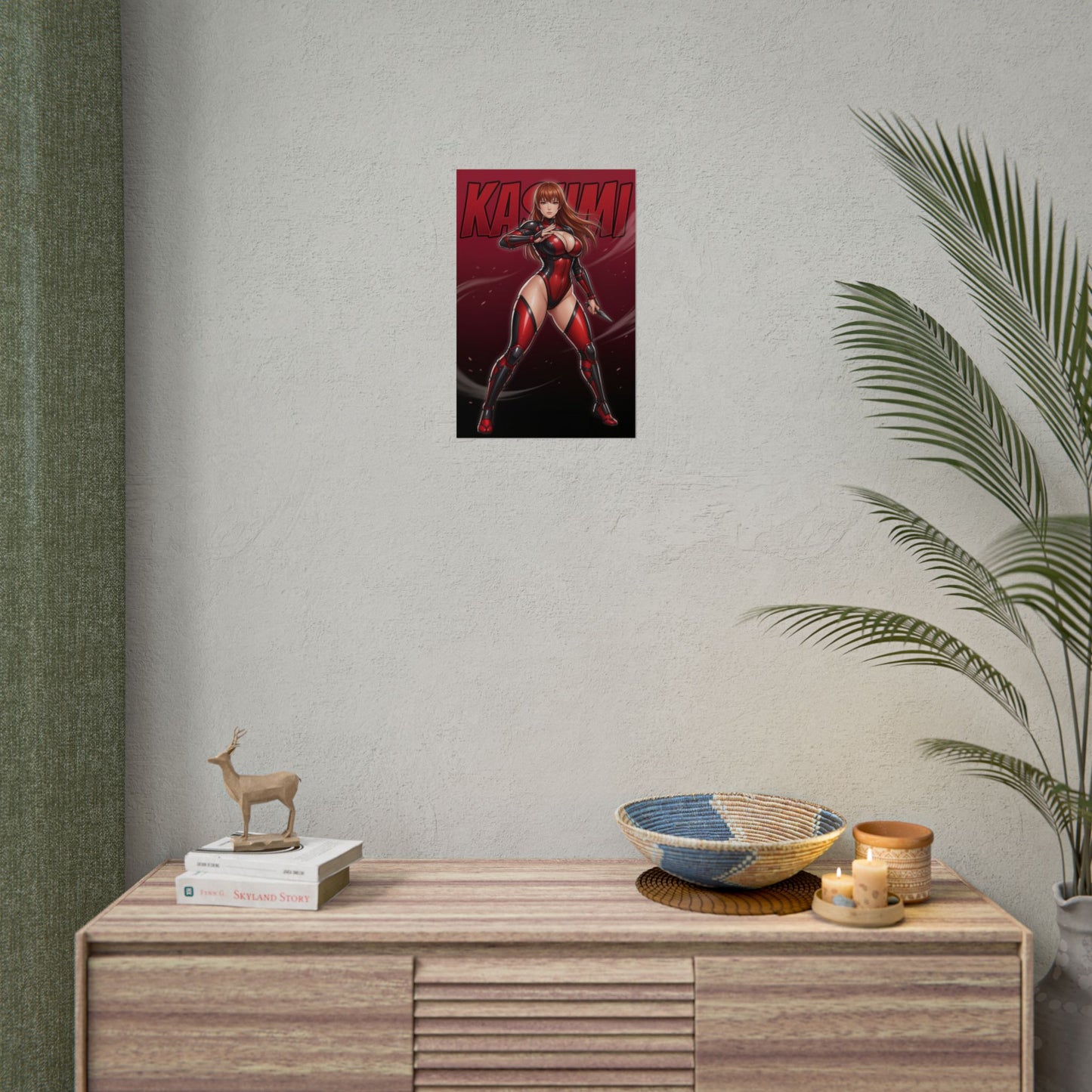 Kasumi Dead or Alive Poster, Dead or Alive Wall Art Print, Ninja Girl Decor, Fighting Game Wall Art, Gamer Gift