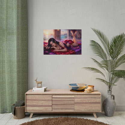 Boa Hancock Poster, Anime Wall Art, Fantasy Anime Print Decor