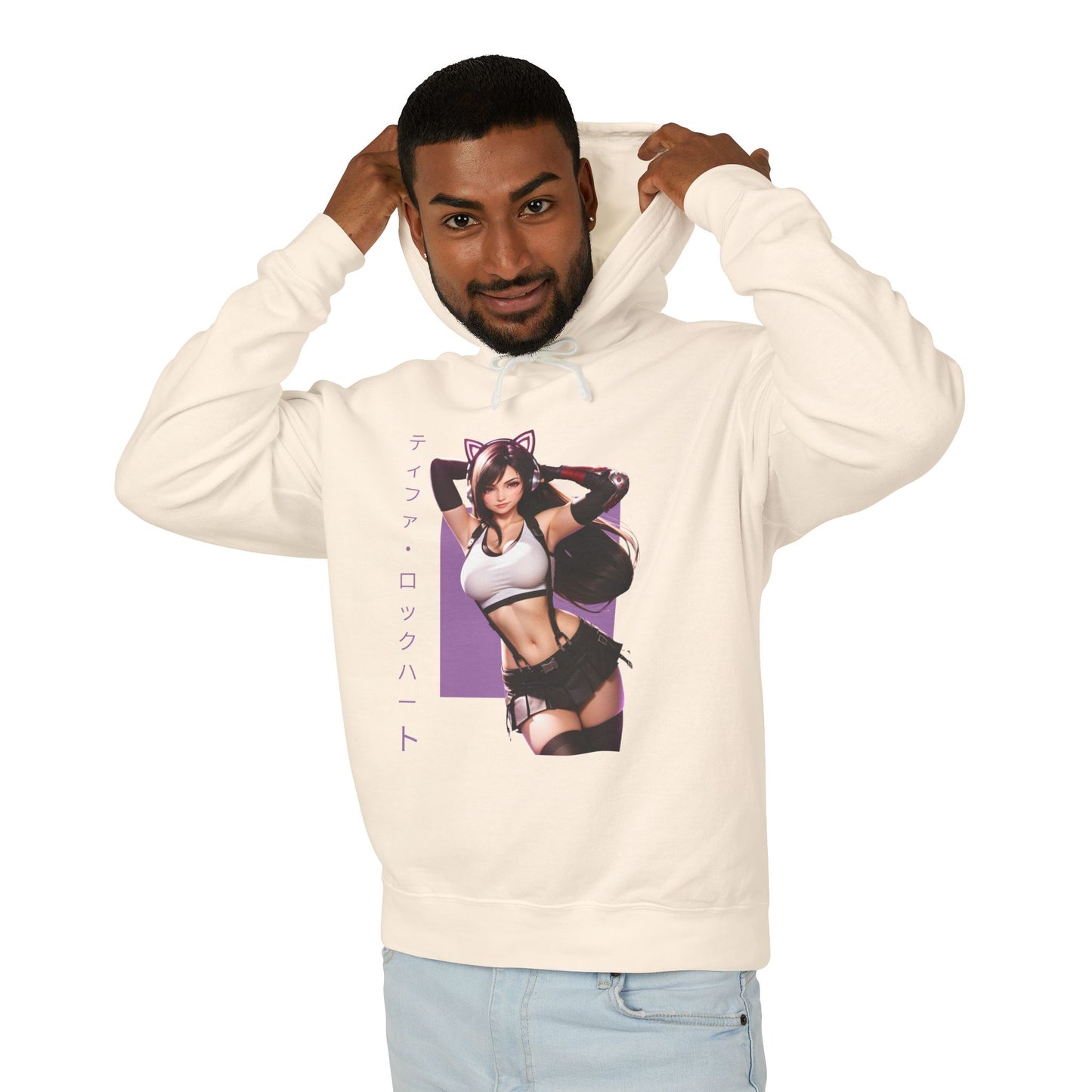Худі з Тіфою Локхарт | Худі з аніме-бійцем | Пуловер з фентезійними бойовими мистецтвами