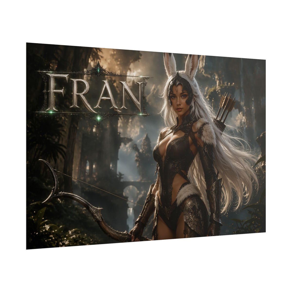 Fran Fantasy Poster Character Wall Art Bedroom Decor Collectible Print