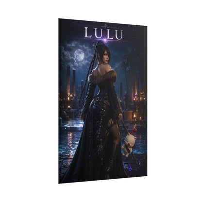 Lulu Final Fantasy Poster, FFX Wall Art, Fantasy Print, Gamer Decor