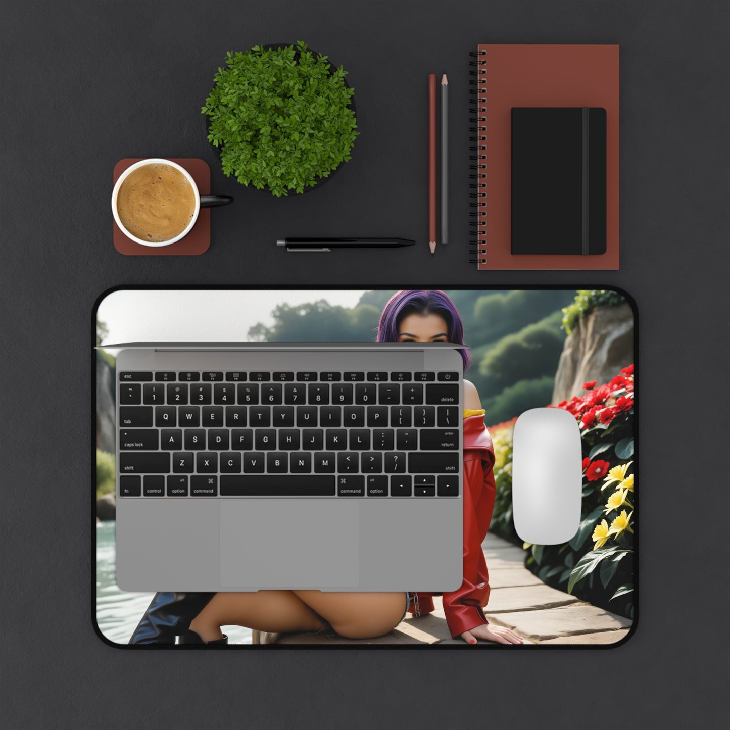 Faye Valentine Schreibtischunterlage, Cowboy Bebop Mauspad, Anime-Mädchen Schreibtischdeko