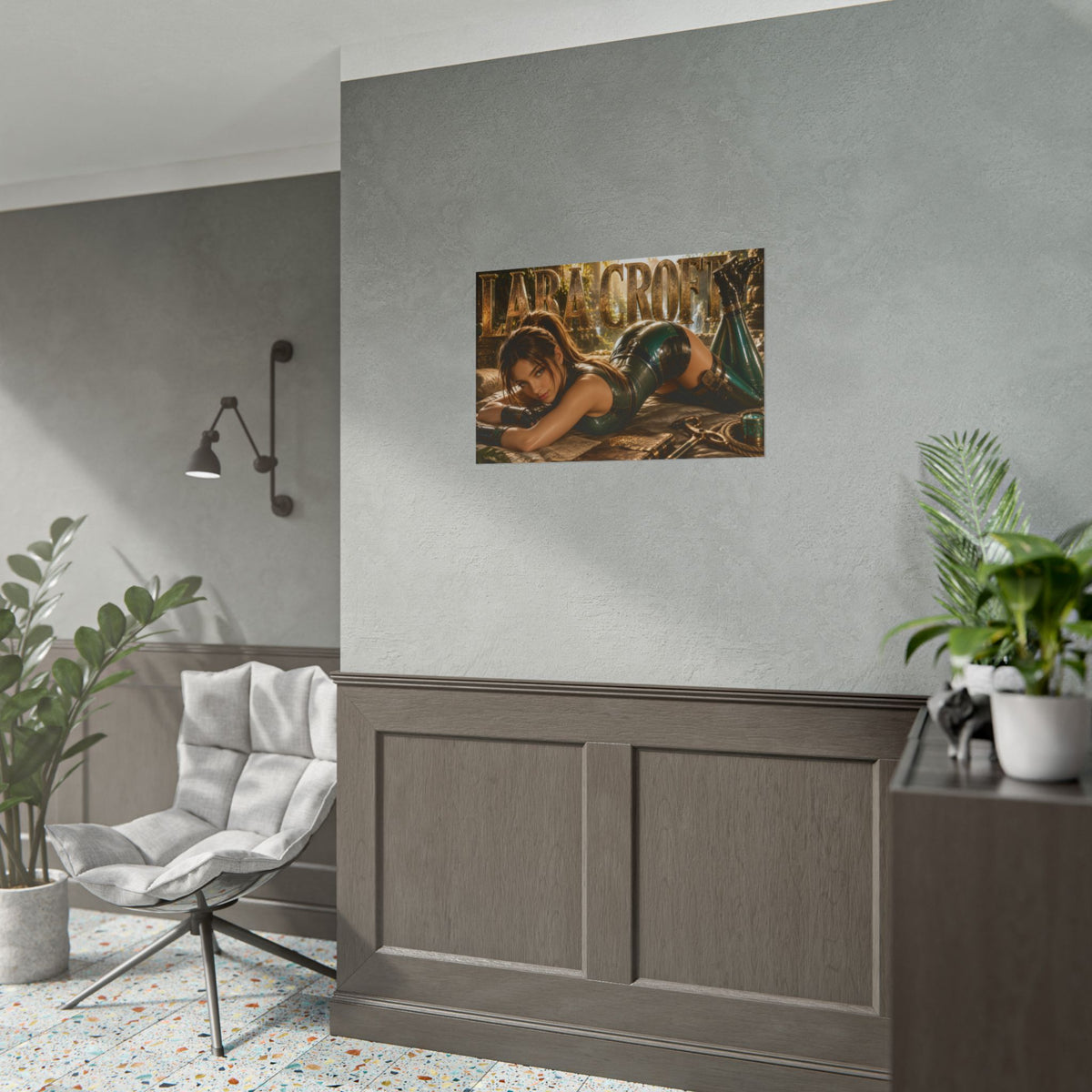 Lara Croft Tomb Raider Poster Gaming Wall Art Gamer Room Decor Collectible Print