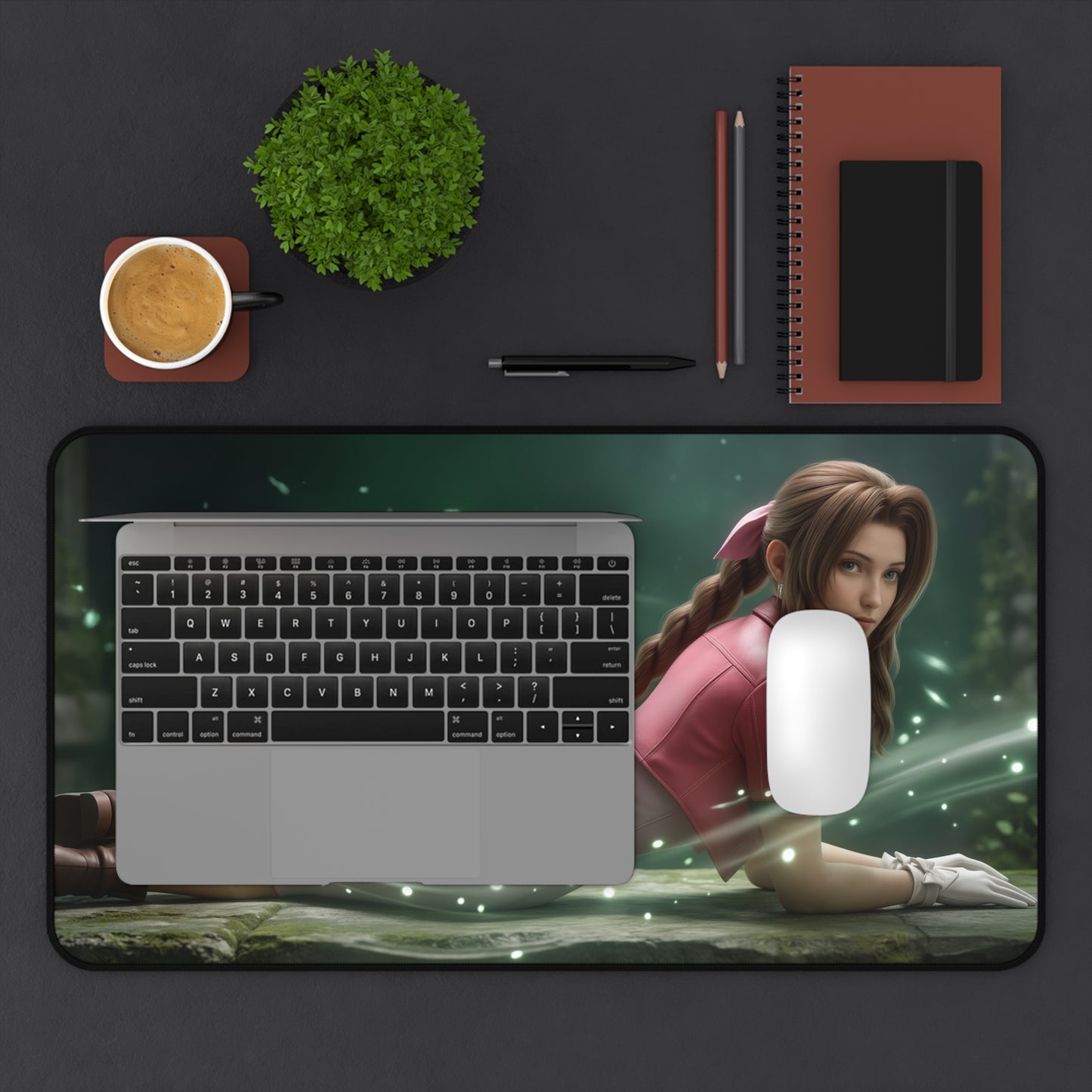 Final Fantasy Mouse Pad, Aerith Desk Mat, Gamer Gift