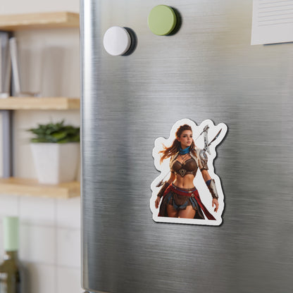 Aloy-Magnet – Horizon Gaming Kühlschrankmagnet, Fantasy-Heldin-Anime-Dekoration
