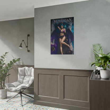 Morrigan Aensland Darkstalkers Poster Wall Art Character Room Decor Collectible