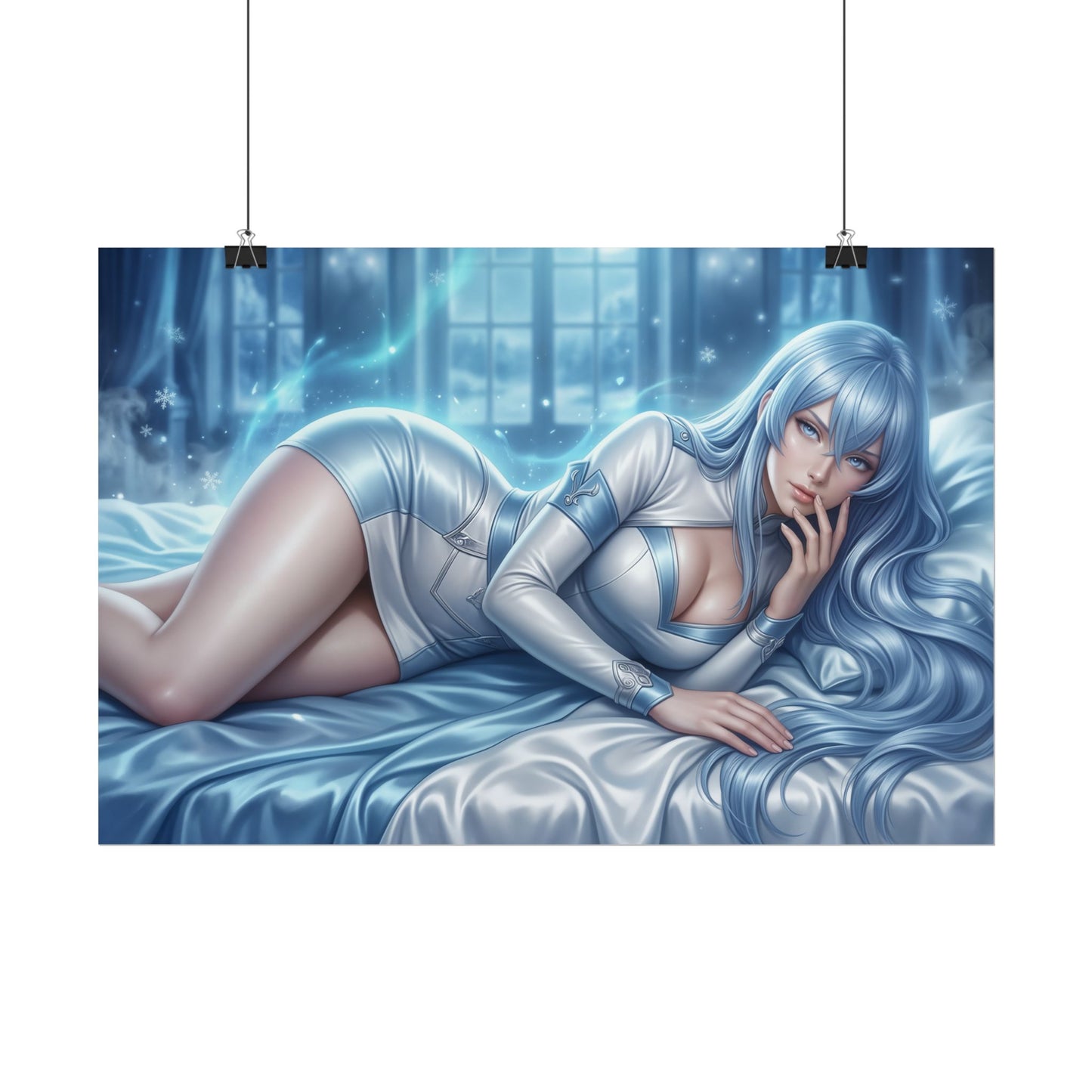 Esdeath Poster, Anime Wall Art, Fantasy Anime Print, Room Decor