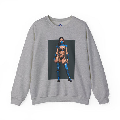 Толстовка Kitana Mortal Kombat, топ Edenian Warrior Crewneck, затишний ігровий вуличний одяг для колекціонерів
