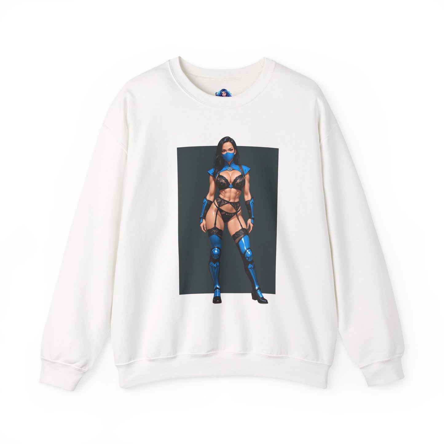 Толстовка Kitana Mortal Kombat, топ Edenian Warrior Crewneck, затишний ігровий вуличний одяг для колекціонерів