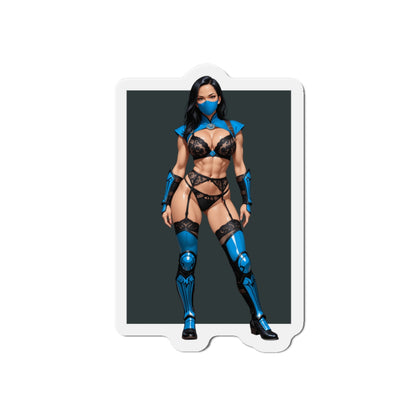 Магніт Kitana Mortal Kombat – магніт з аніме-дівчиною-воїном, декор для геймерів