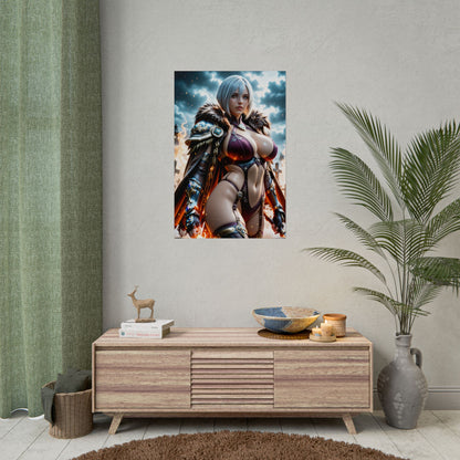 Настінний художній принт аніме | Плакат Айві Валентайн з фентезійним Вайфу для декору спальні