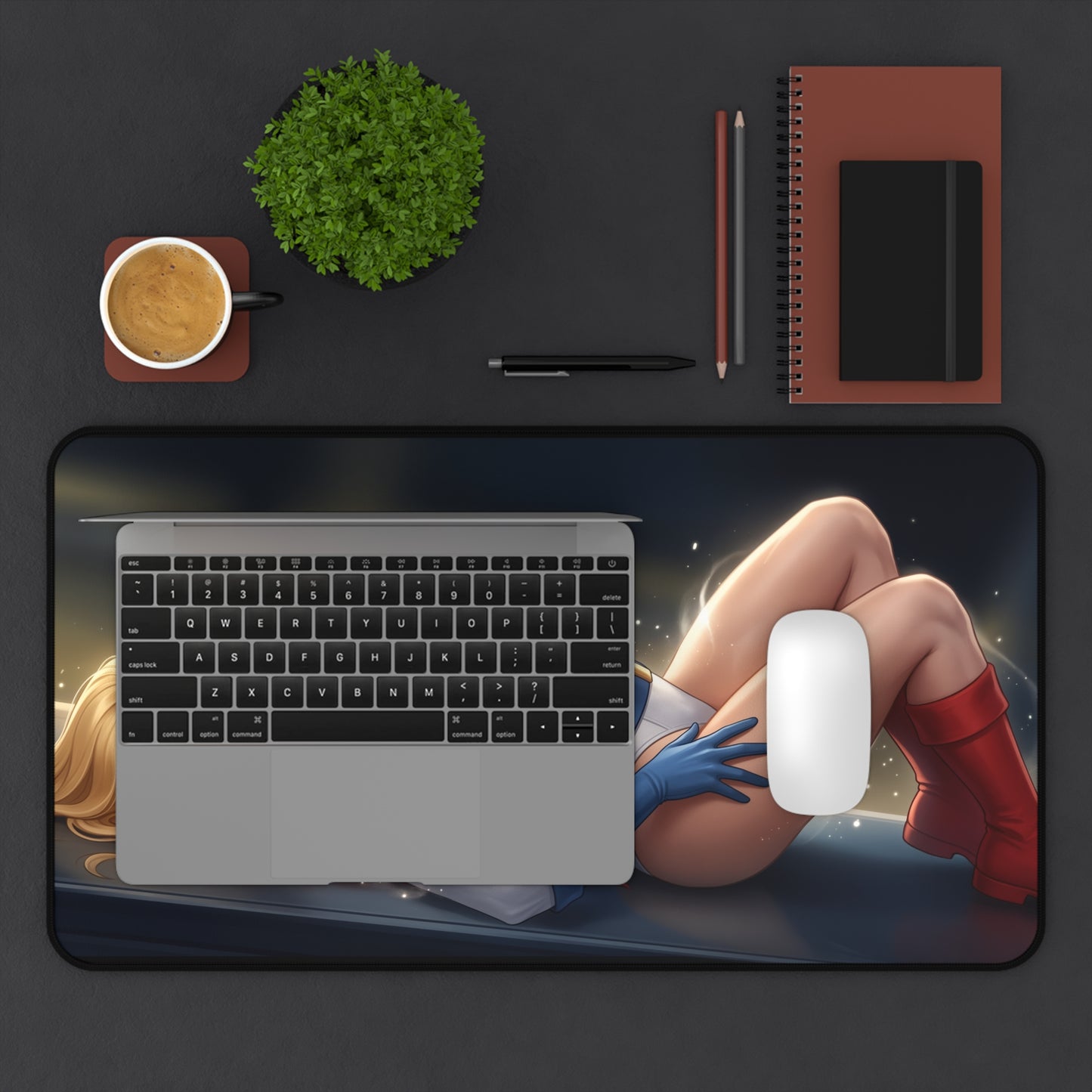 DC Comics Mouse Pad, Powergirl Desk Mat, Gamer Gift XXL