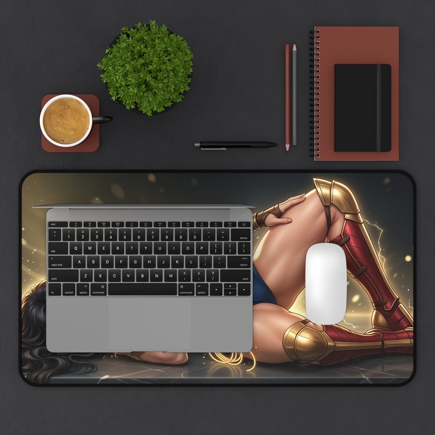 DC Comics Mouse Pad, Wonder Woman Desk Mat, Gamer Gift