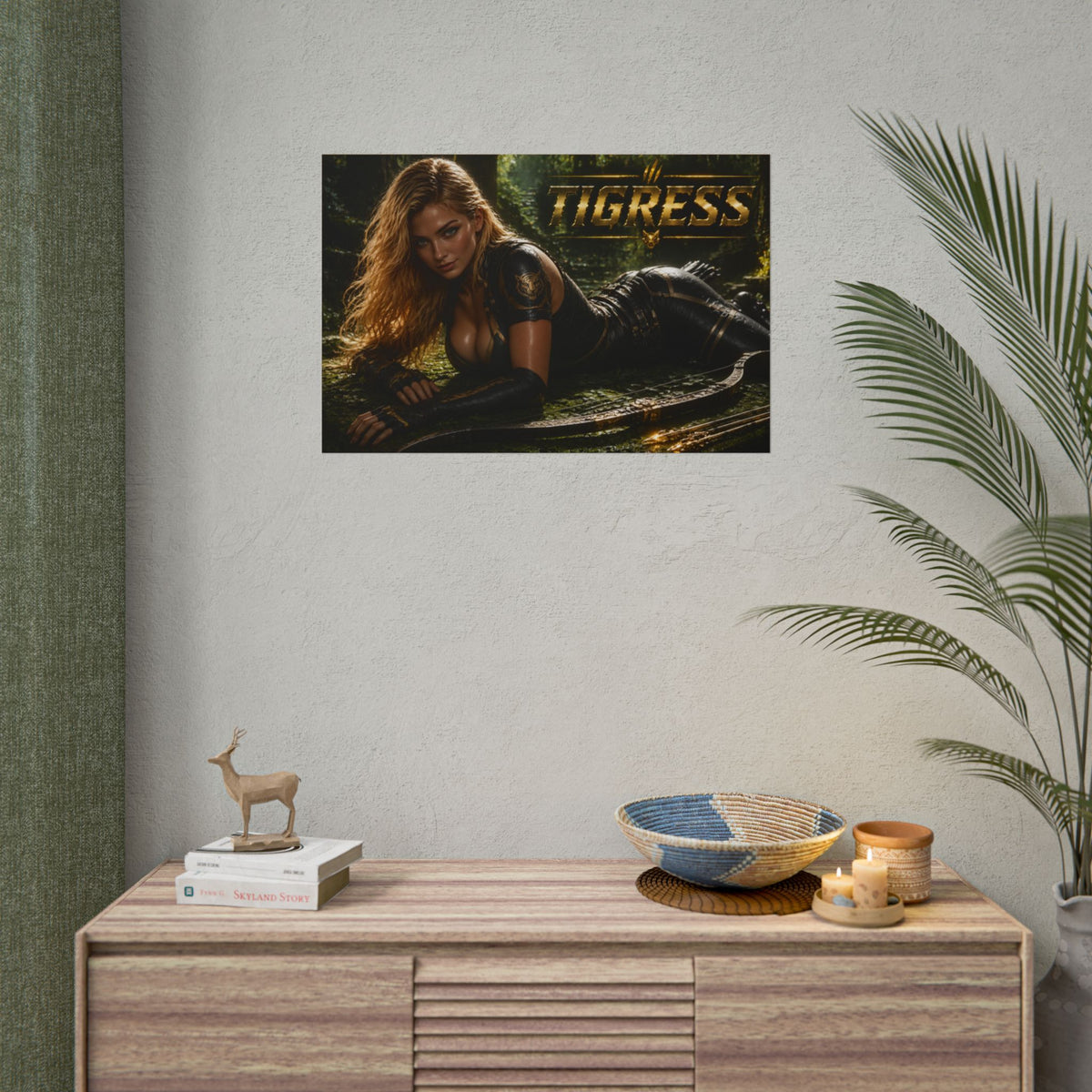 Tigress Wall Art Poster Comic Room Decor Collectible Character Print