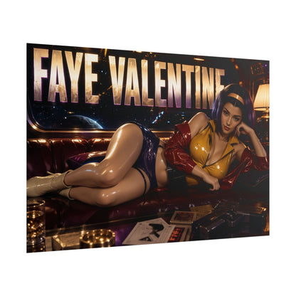 Anime Room Decor Faye Valentine Cowboy Bebop Poster Wall Art Character Print