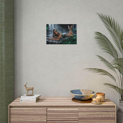 Ciri Poster, The Witcher Wall Art, Fantasy Game Print, Gamer Decor