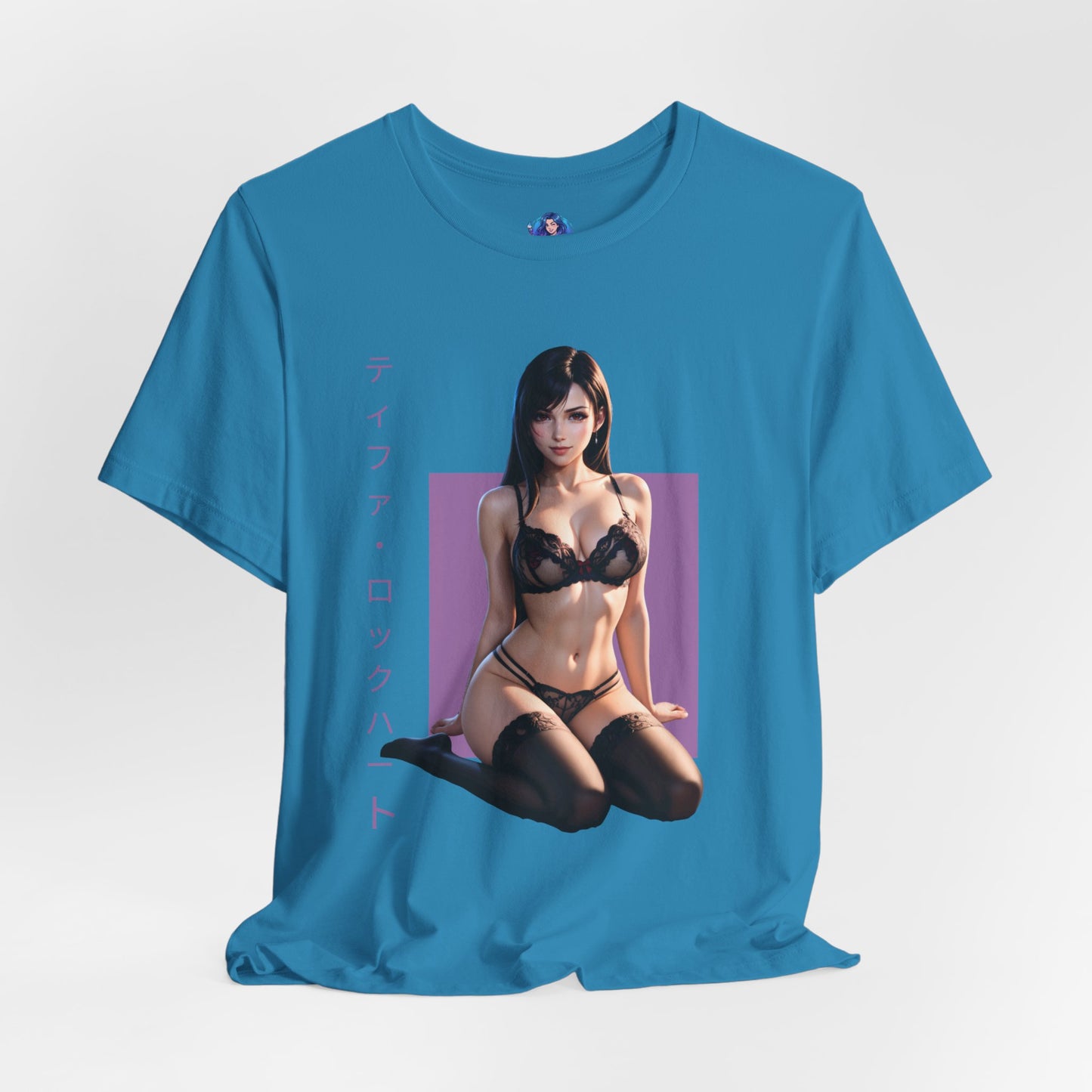 Tifa Lockhart T-Shirt | Final Fantasy VII Shirt für Otaku- und Gamer-Fans | Shirt für starke Heldinnen