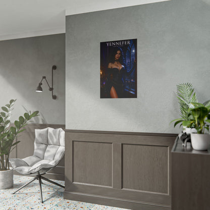 Yennefer Poster, Witcher Gaming Wall Art, Fantasy Poster, Bedroom Decor