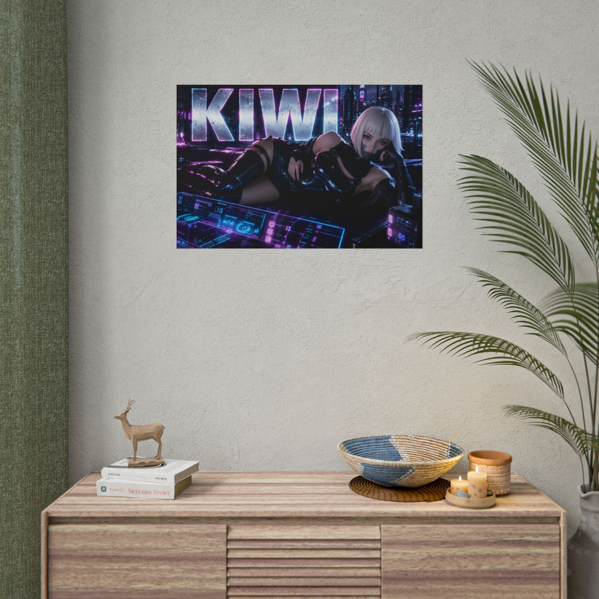 Anime Room Decor Kiwi Cyberpunk Edgerunners Poster Wall Art Character Print
