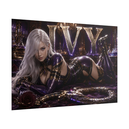 Ivy Valentine Character Poster Soulcalibur Gamer Room Wall Art Collectible Decor
