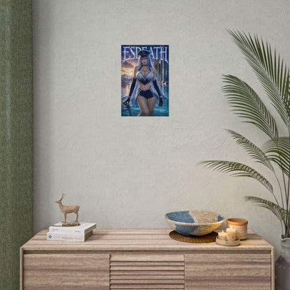 Esdeath Akame ga Kill Poster Anime Wall Art Manga Style Bedroom Room Decor