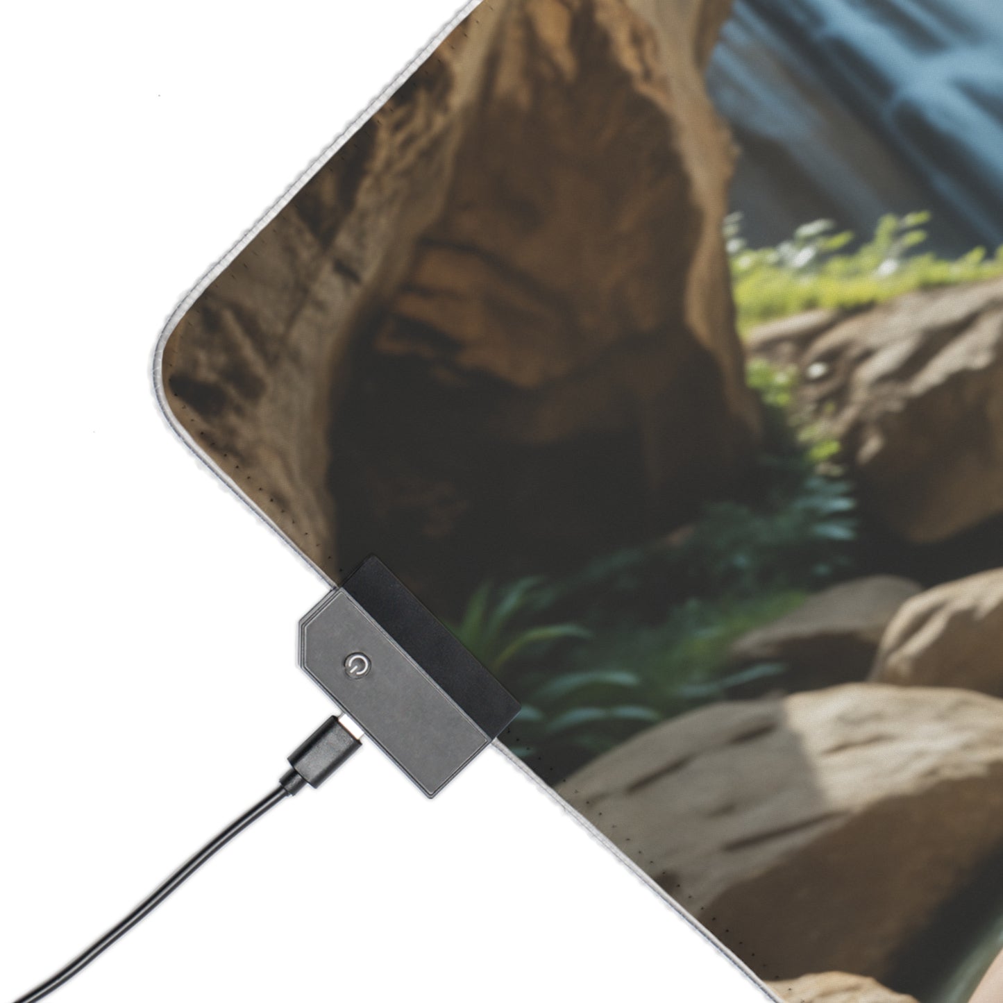 Килимок для столу Tsunade – світлодіодний RGB-підкладка, елегантна конфігурація дівчини з аніме Вайфу