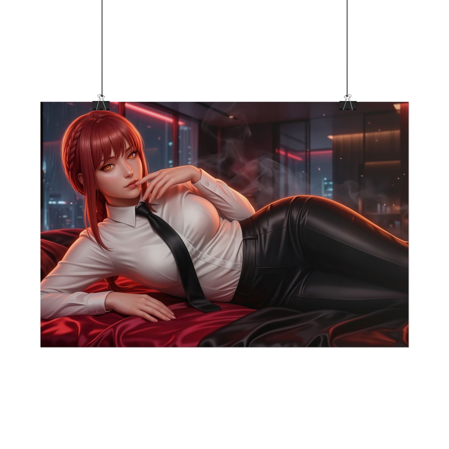 Makima Poster, Anime Wall Art, Manga Print, Room Decor