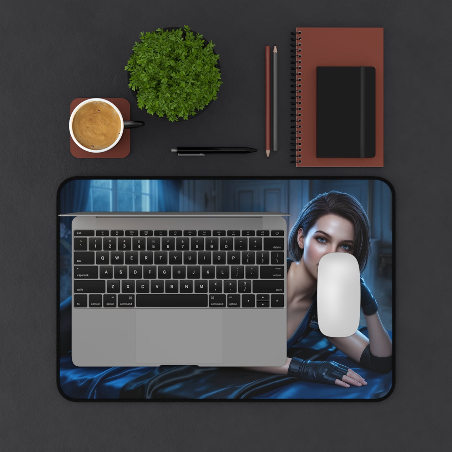 Resident Evil Mouse Pad, Jill Desk Mat, Gamer Gift XXL