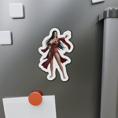 Boa Hancock Magnet – One Piece Anime Heroine Fridge Magnet, Pirate Decor high-res die-cut vinyl fridge magnet showing Boa Hancock anime art