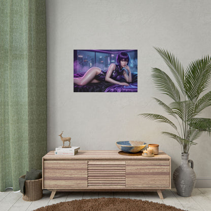 Motoko Kusanagi Poster, Ghost in the Shell Wall Art, Sci Fi Print