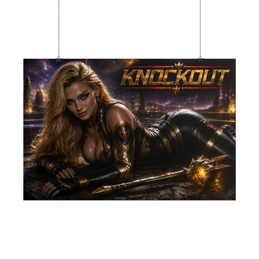 Knockout Comic Poster Character Wall Art Collector Room Decor Art Print