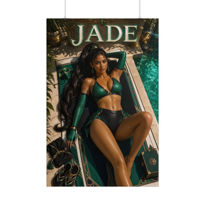 Gaming Wall Art Jade Mortal Kombat Poster Bedroom Game Room Decor Art Print