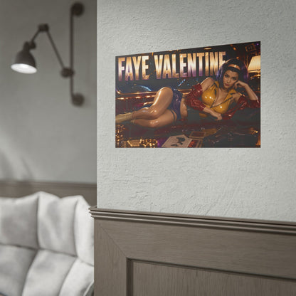 Anime Room Decor Faye Valentine Cowboy Bebop Poster Wall Art Character Print