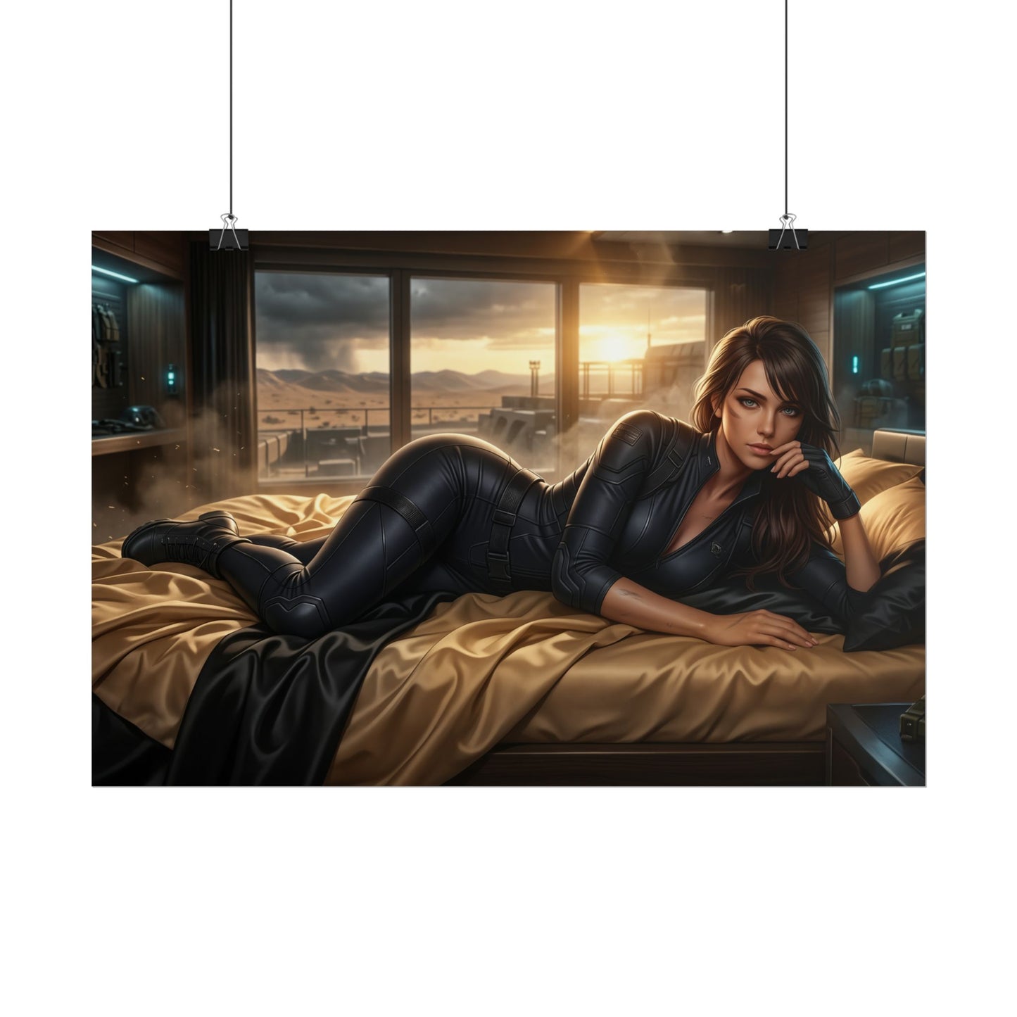 Quiet Poster, Metal Gear Solid Wandbild, Gaming Kunstdruck Deko