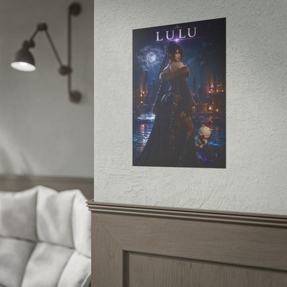 Lulu Final Fantasy Poster, FFX Wall Art, Fantasy Print, Gamer Decor