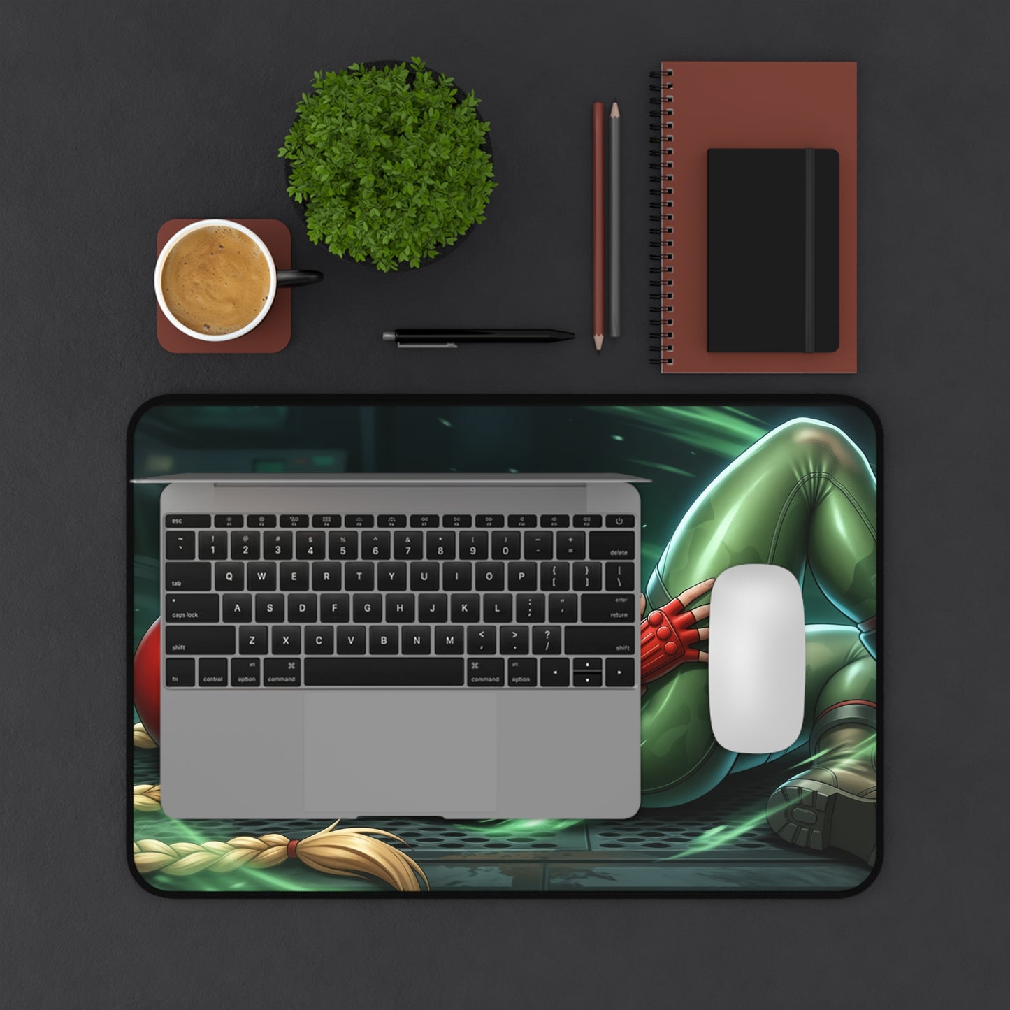 Street Fighter Mouse Pad, Cammy Desk Mat, Gamer Gift XXL