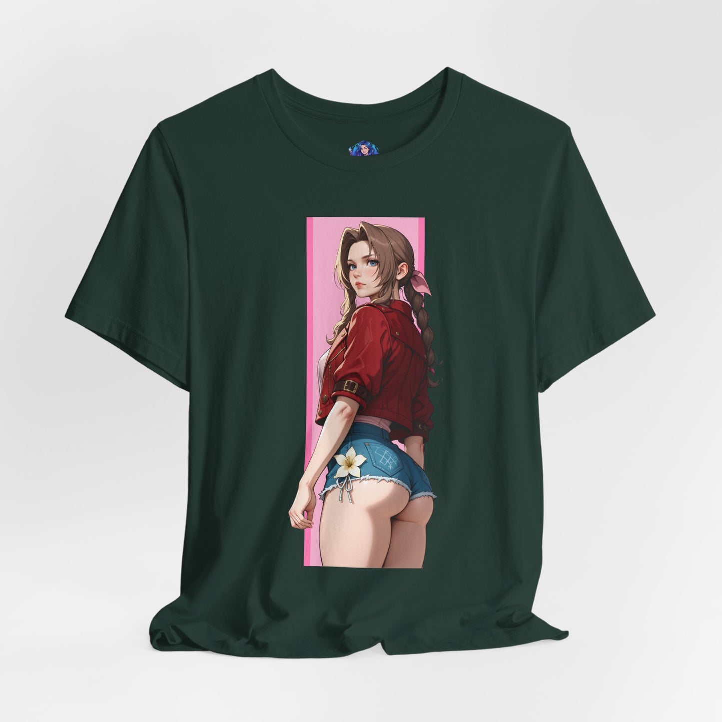Aerith Gainsborough T-Shirt | Final Fantasy VII Tee for Gamers & Anime Fans