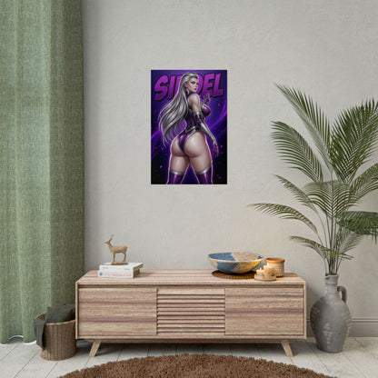 Sindel Mortal Kombat Poster, Mortal Kombat Wall Art, Queen Warrior Girl Print, Fighting Game Wall Art, Gamer Gift