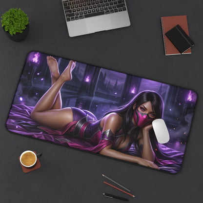 Mortal Kombat Mouse Pad, Mileena Desk Mat, Gamer Gift XXL