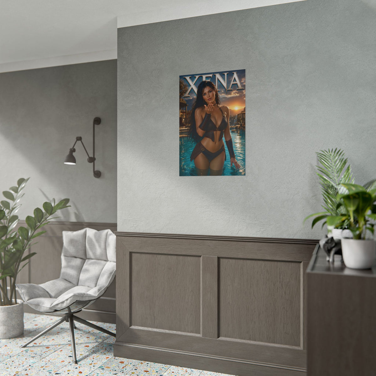Xena Character Poster Warrior Princess Fantasy Room Wall Decor Collectible Art