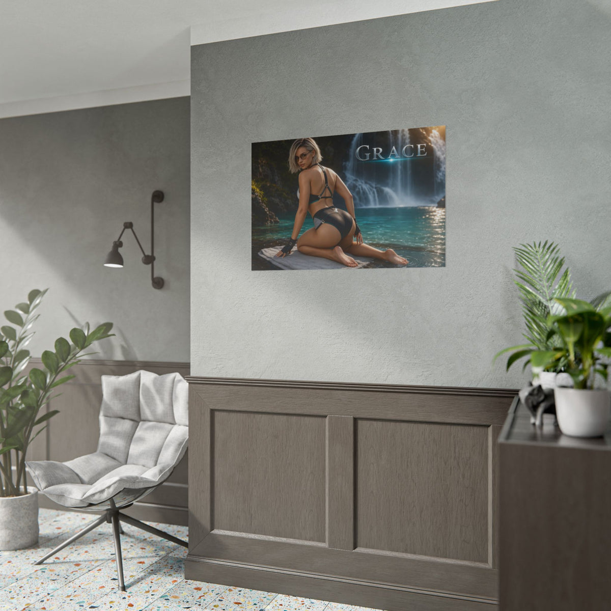 Grace Ashcroft Character Poster Gaming Setup Wall Decor Collector Print