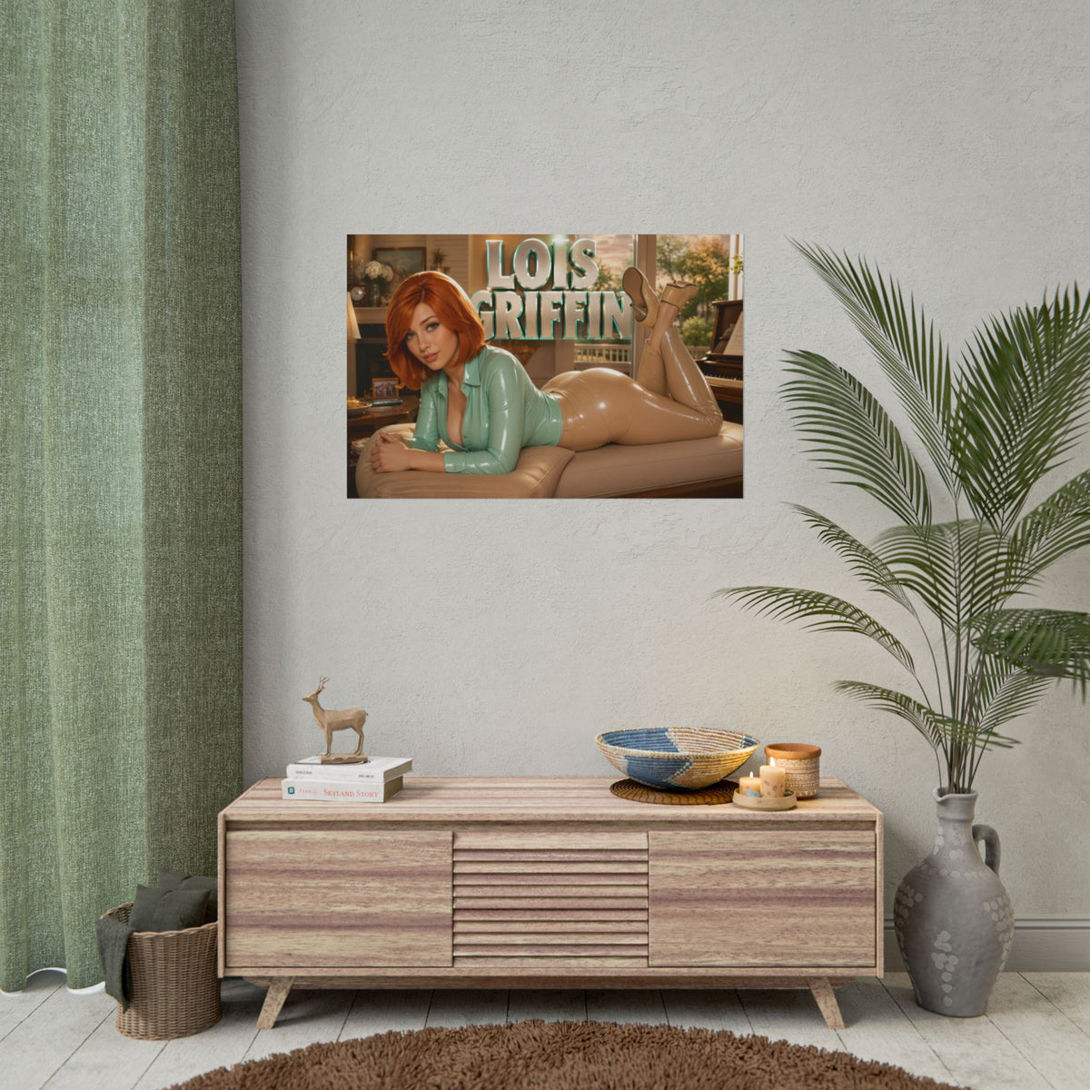 Lois Griffin Family Guy Poster Cartoon Wall Art Room Decor Collectible Print
