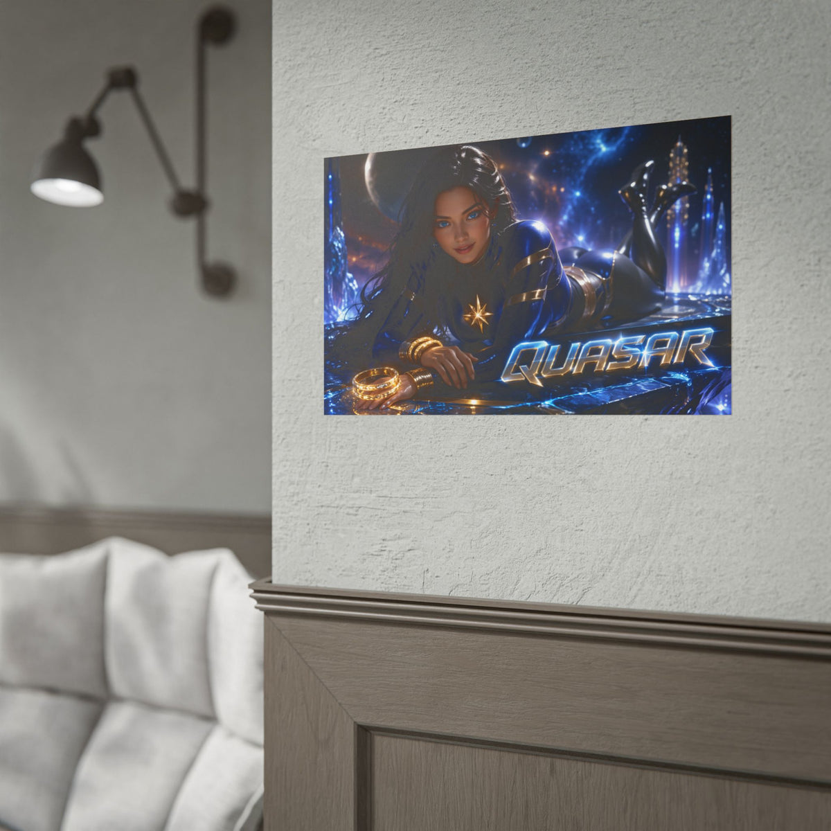 Quasar Comic Poster Character Wall Art Collector Room Decor Art Print