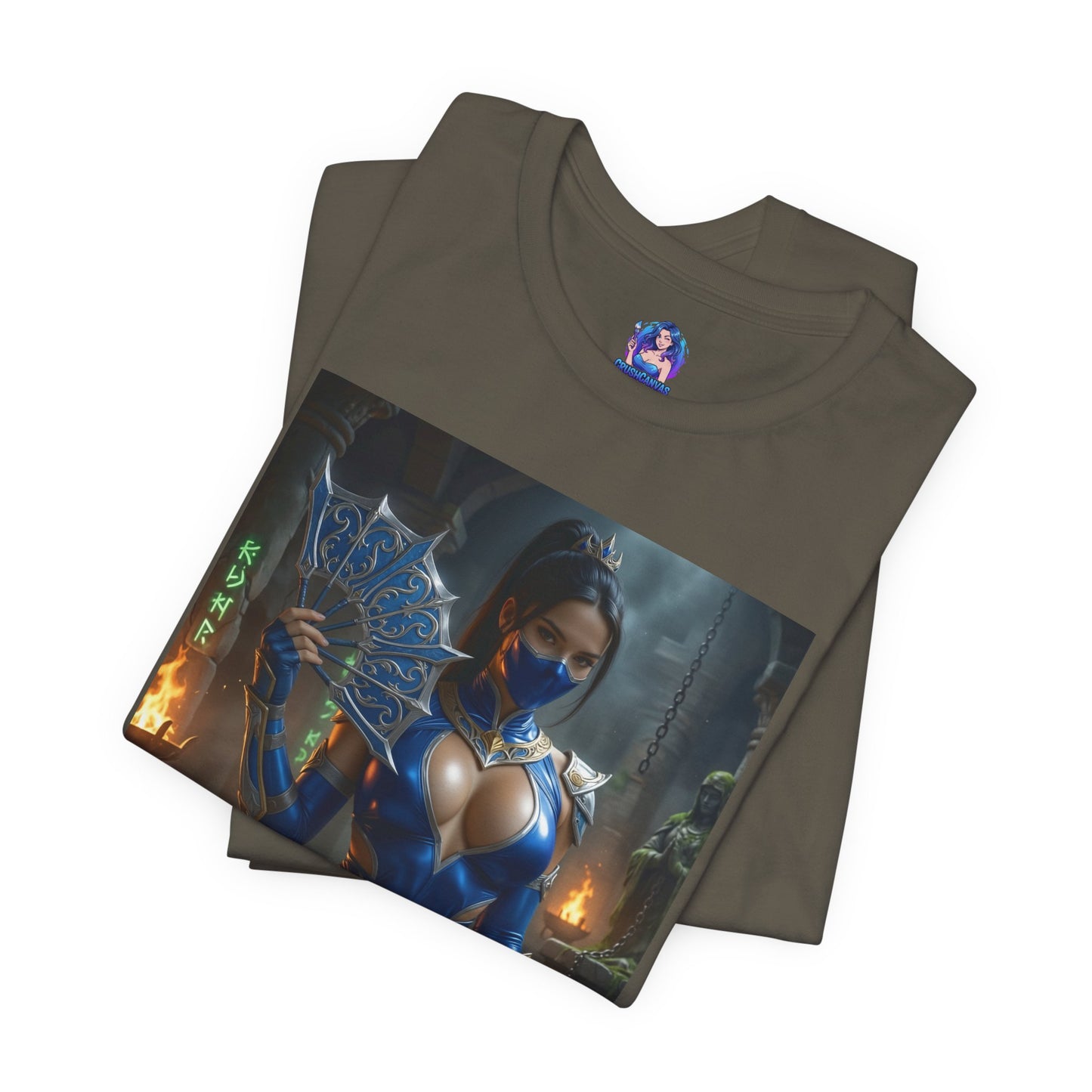 Kitana Mortal Kombat T-Shirt | Kampfspiel-Shirt für Gamer &amp; Anime-Fans