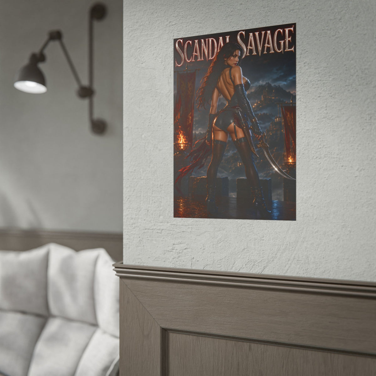 Scandal Savage Comic Poster Character Wall Art Collector Room Decor Art Print